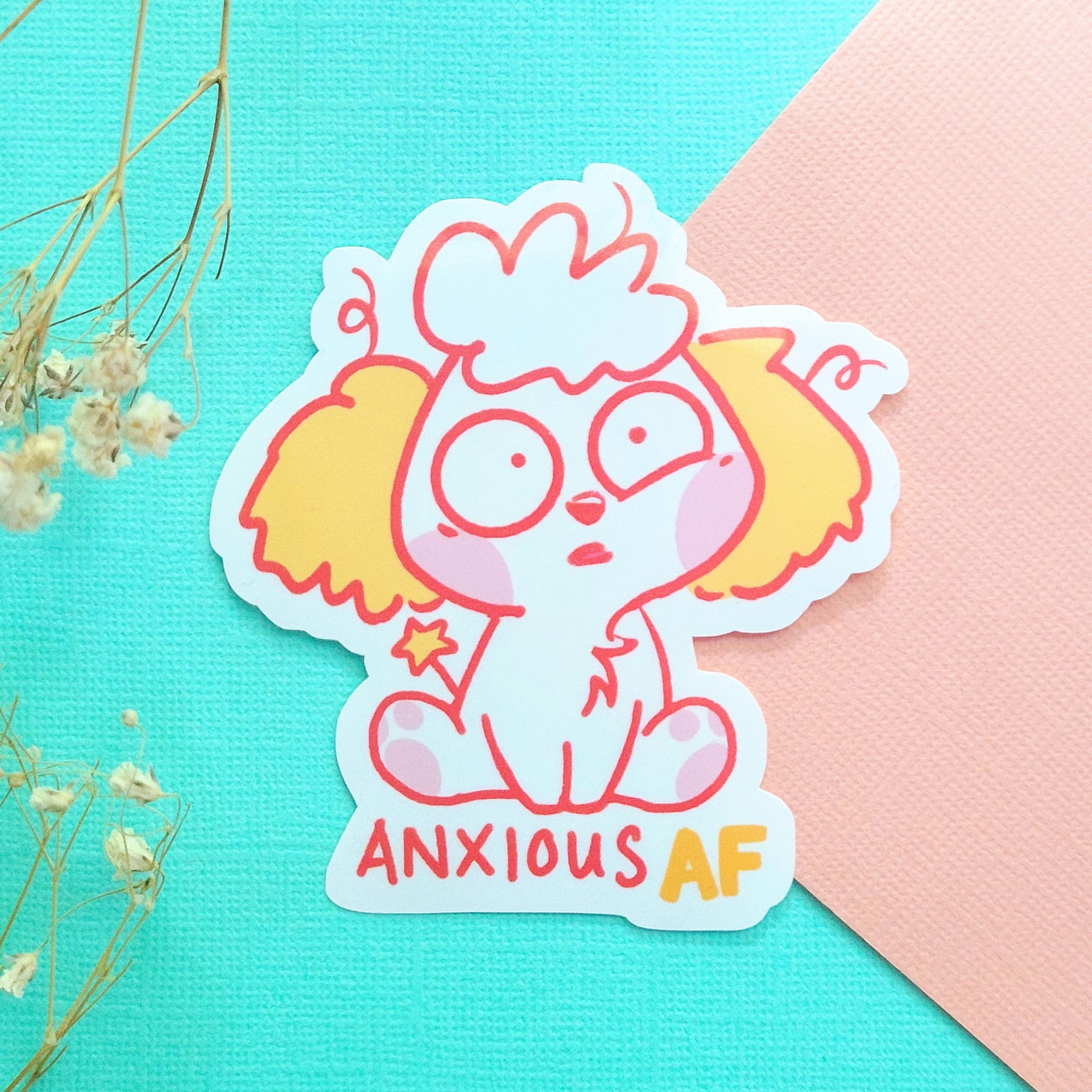 Anxious AF Sticker