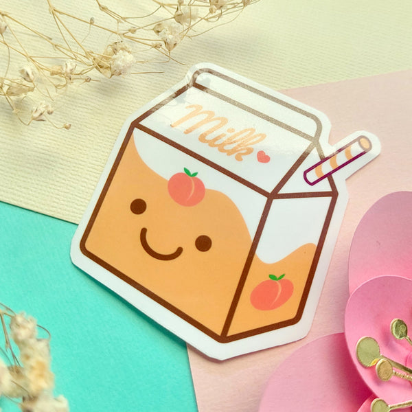 Fruity Milk Handmade Stickers