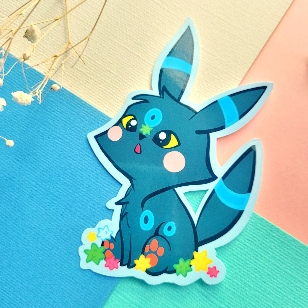 Shiny Dark Eevolution Stickers – Kawaiistarz
