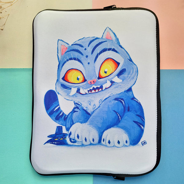 Kpop Derpy Tiger and Crow Laptop Sleeve