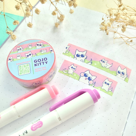 White Kitty Washi Tape