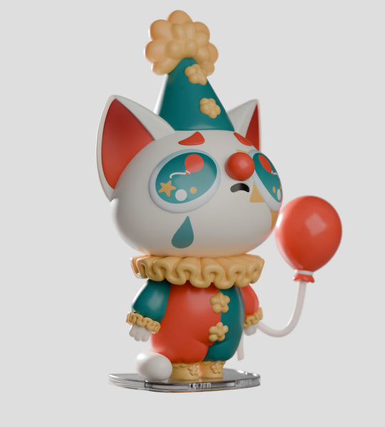 Blind Box Clown Cat