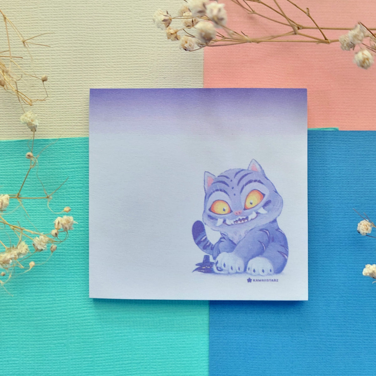 Kpop Derpy Tiger Sticky Note Pad – Kawaiistarz