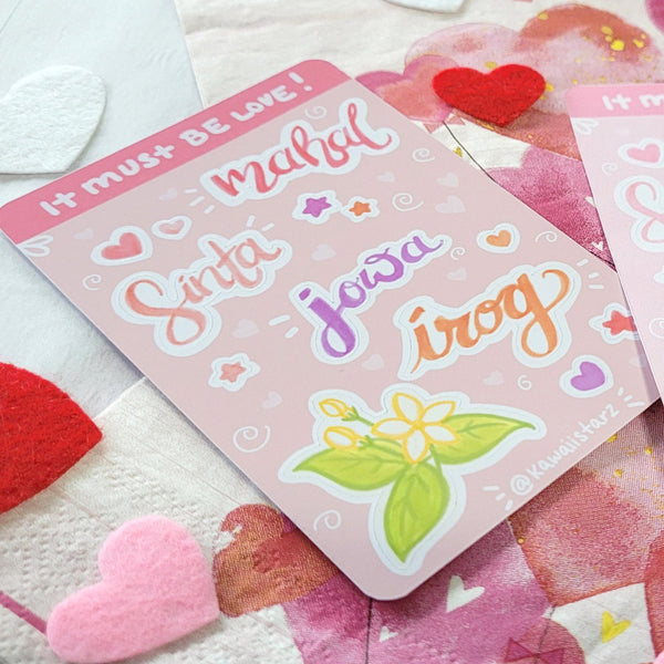 Mini Filipino Sweetheart Sticker Sheet