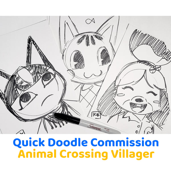 AC Villager Quick Doodle Commission