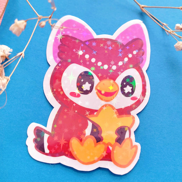 Celestial Owl Handmade Stickers